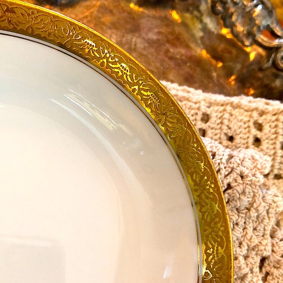 EUC- Lot of 4 Rare GDA France Haviland Limoges Calvados Berry Bowls - Picture 3 of 8